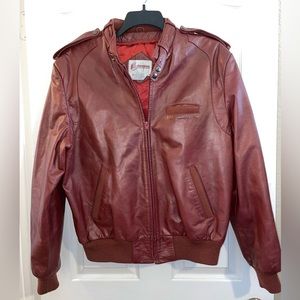 Vintage Chessking Leather Jacket 44